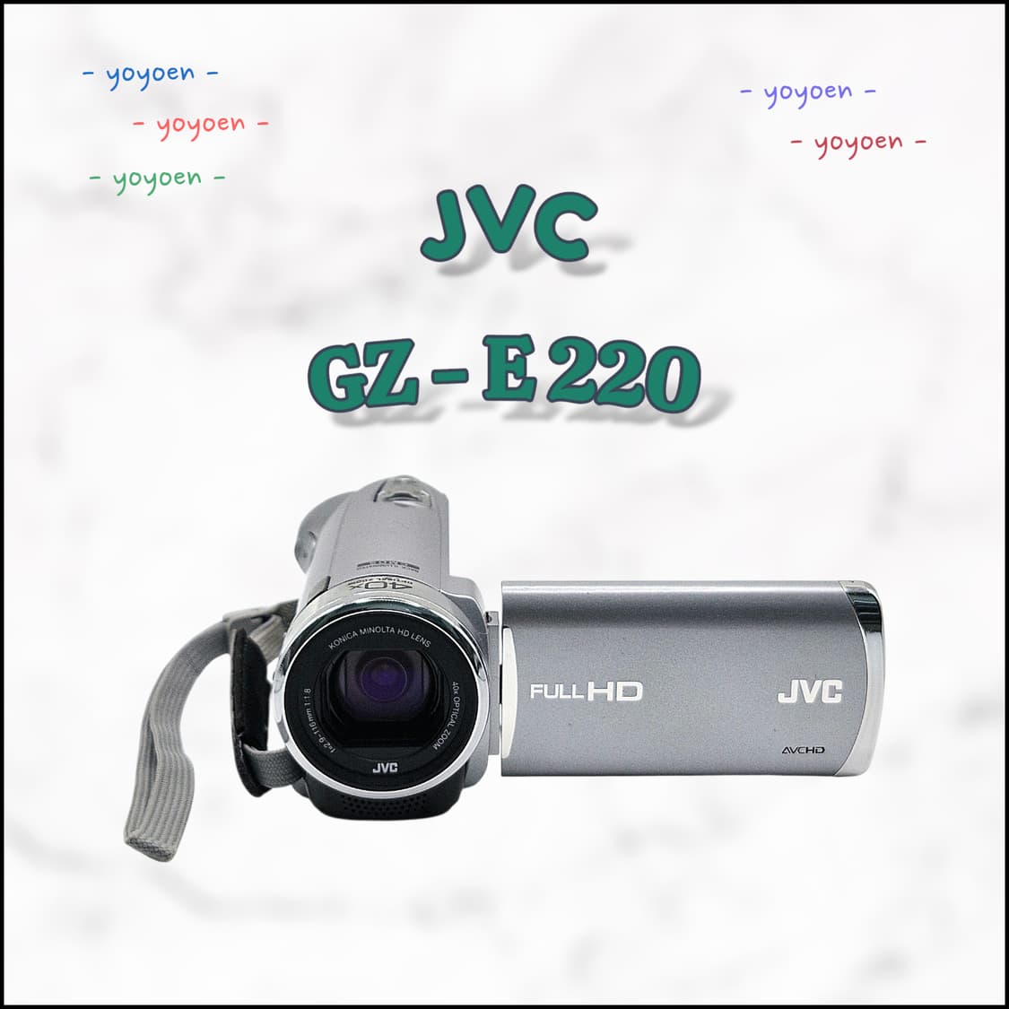 JVC GZ-E220 빈티지캠코더 [ 꾸미기 기능] 상품이미지1