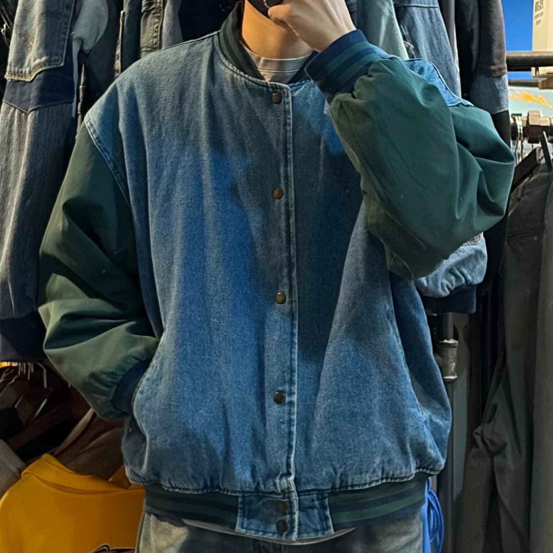 [NO.9] VTG 데님 바시티자켓 상품이미지3