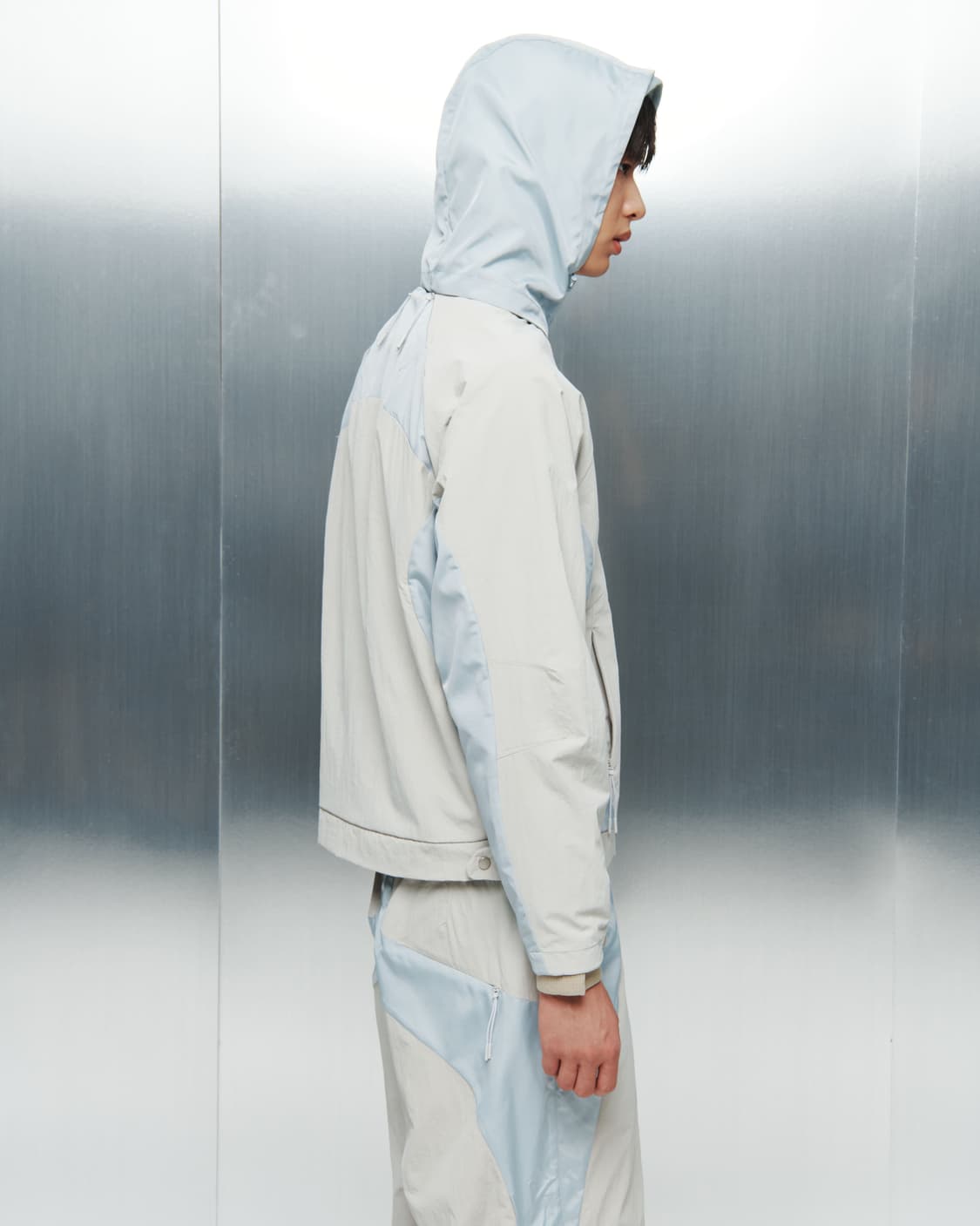 Sansan Gear Contrast Jacket Light Grey 상품이미지4