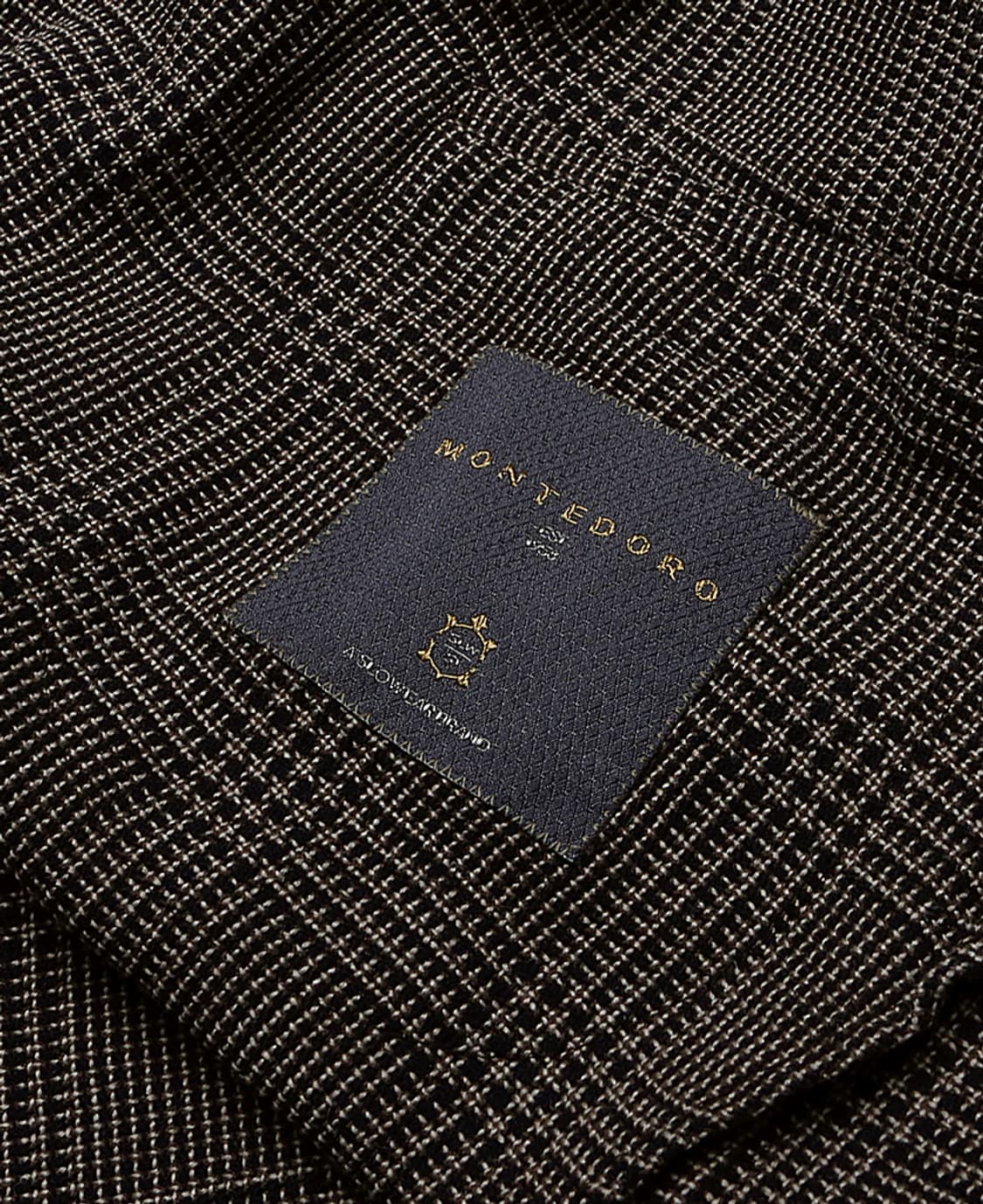 몬테도로 [Montedoro] 브라운 글렌 체크 텍스처드 스포츠 자켓 상품이미지5