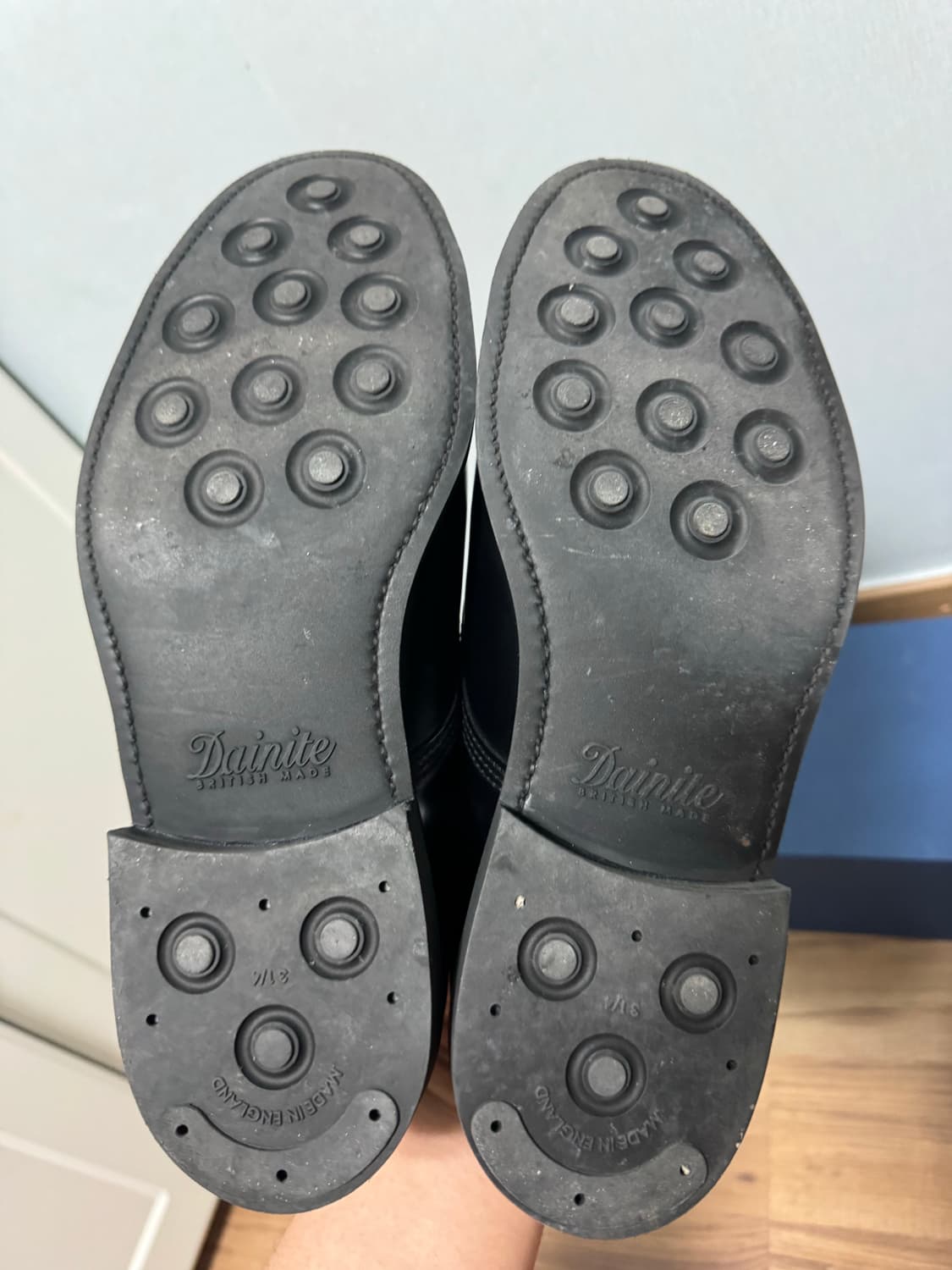 샌더스 밀리터리 캡토 더비 UK9.5 상품이미지5