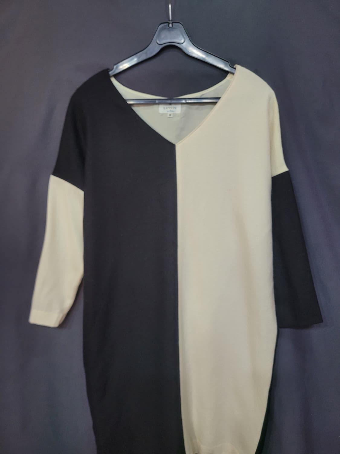 LANVIN 랑방 배색 원피스 상품이미지1