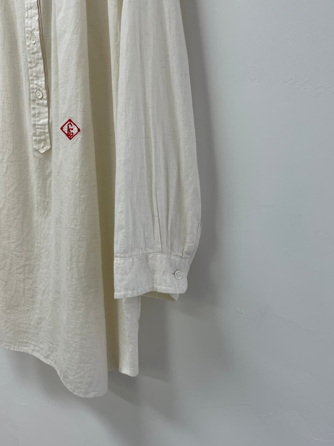 Studio Clip  둥근카라 광목면 블라우스 상품이미지4