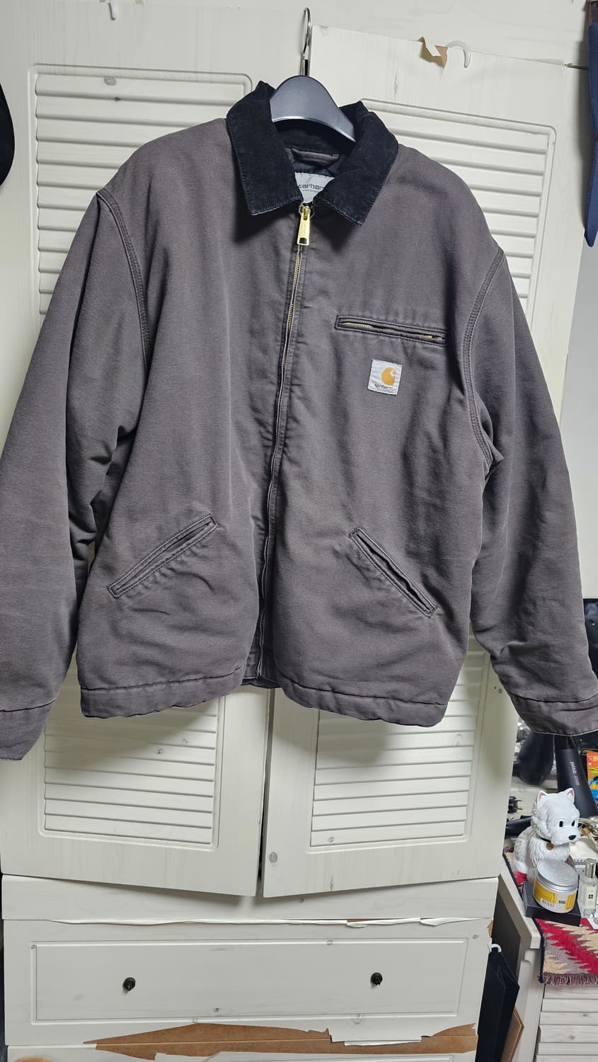 칼하트 wip 디트로이트 자켓 토바코 블랙 L 판매합니다 상품이미지4