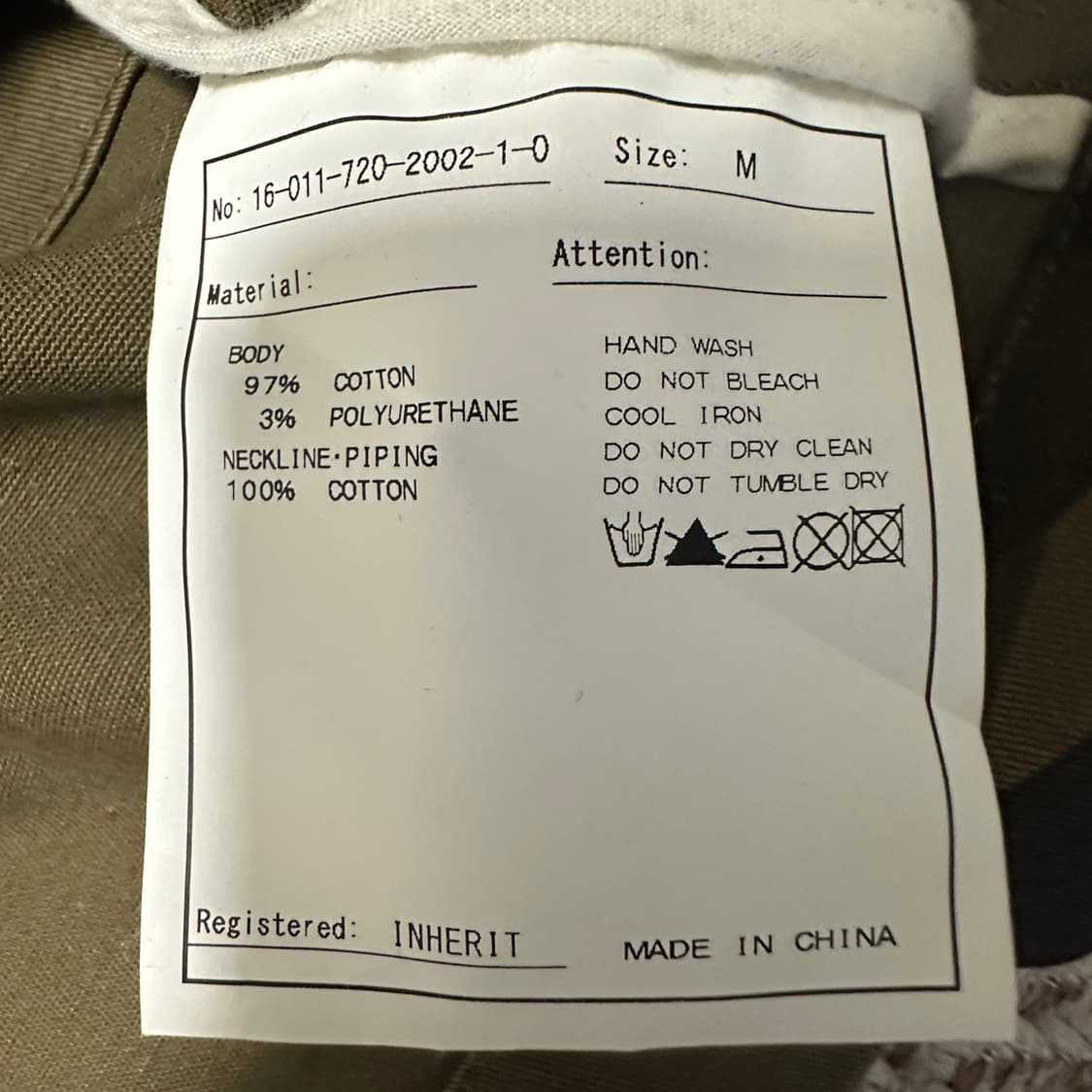 INHERIT journal standard camo zip jacket 상품이미지4