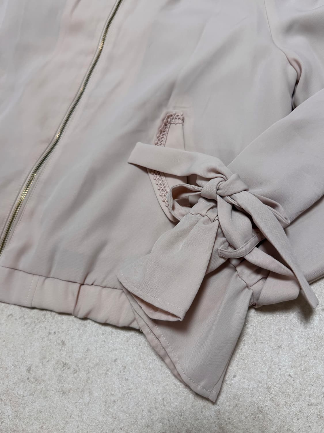 라떼갸루 히메갸루 엑시즈팜 봄 바람막이 리본 자켓 상품이미지4