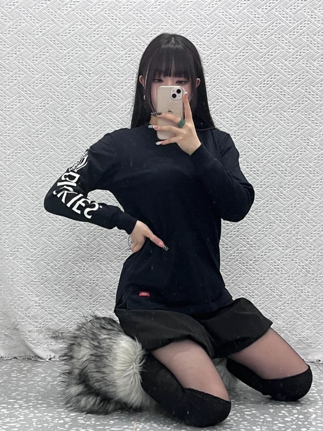 디키즈 빈티지 스트릿 힙합 슬리브로고 롱슬리브 S C10549 상품이미지1