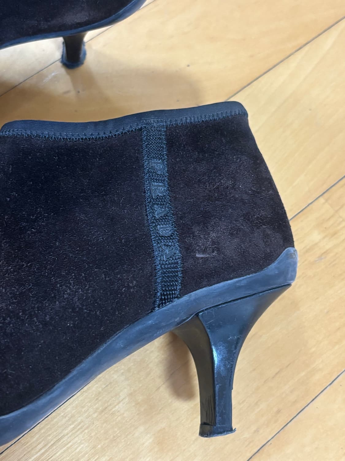 PRADA 스웨이드 힐 38/240 상품이미지2