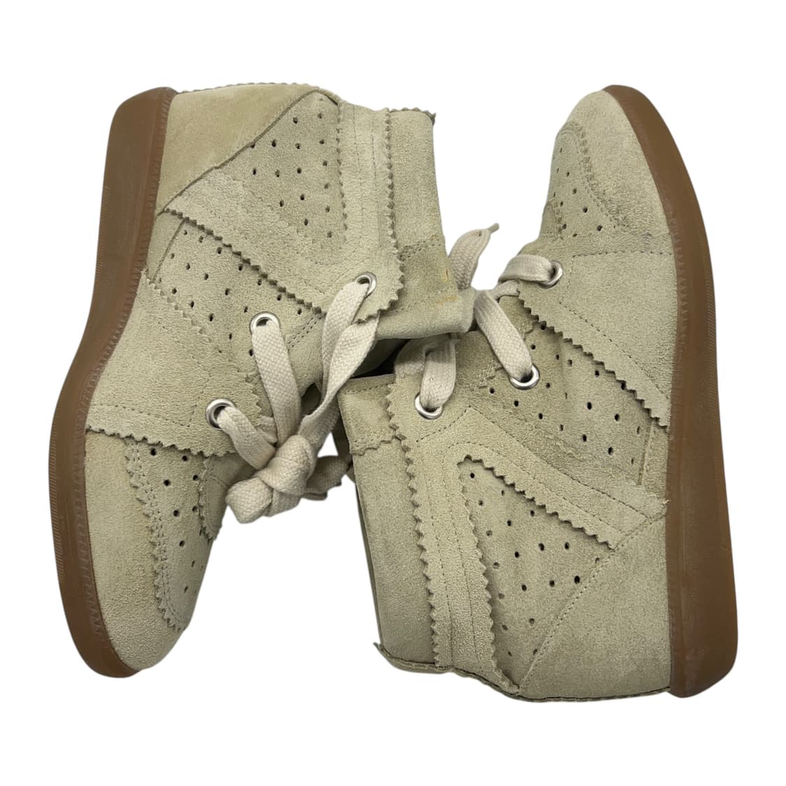 245 W 이자벨 마랑 바비 스웨이드 웨지 스니커즈 (EU38) 상품이미지3