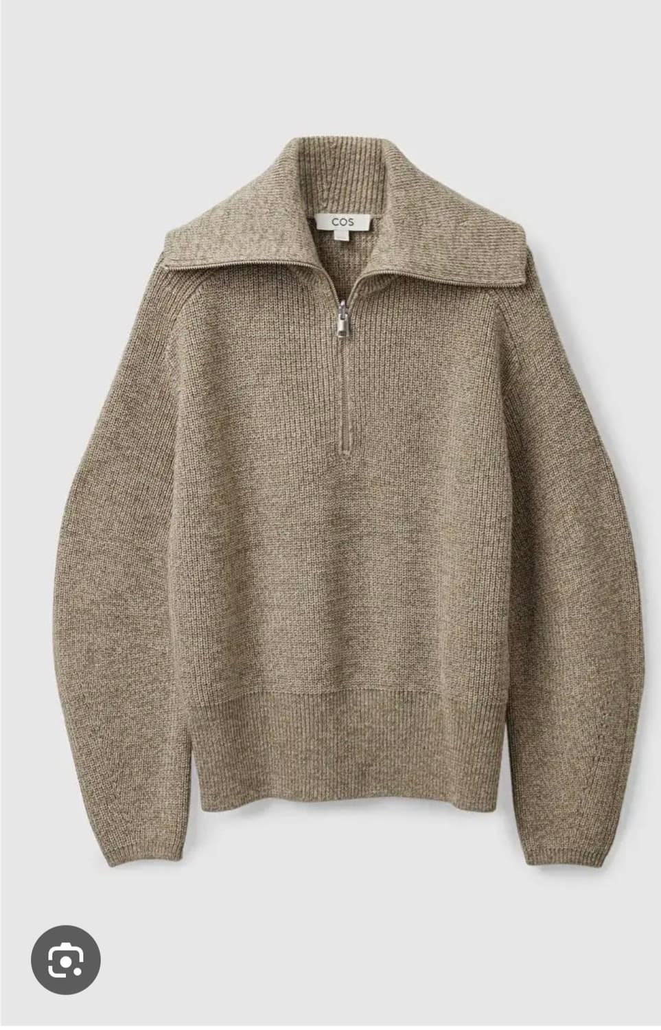 cos 코스 신형 카라 반집업니트 스몰 상품이미지1