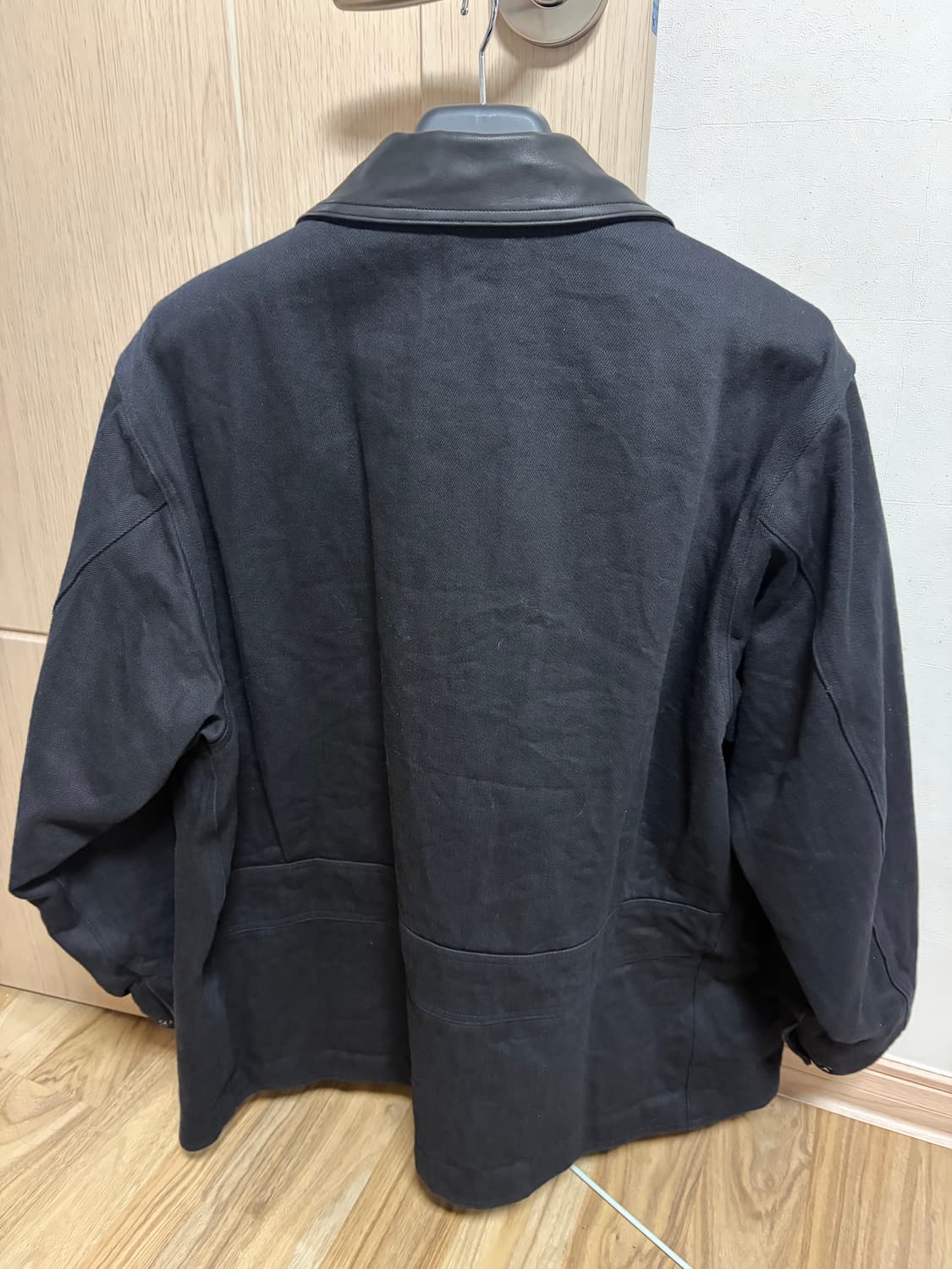 코모리 데님 레더 워크 자켓 상품이미지3