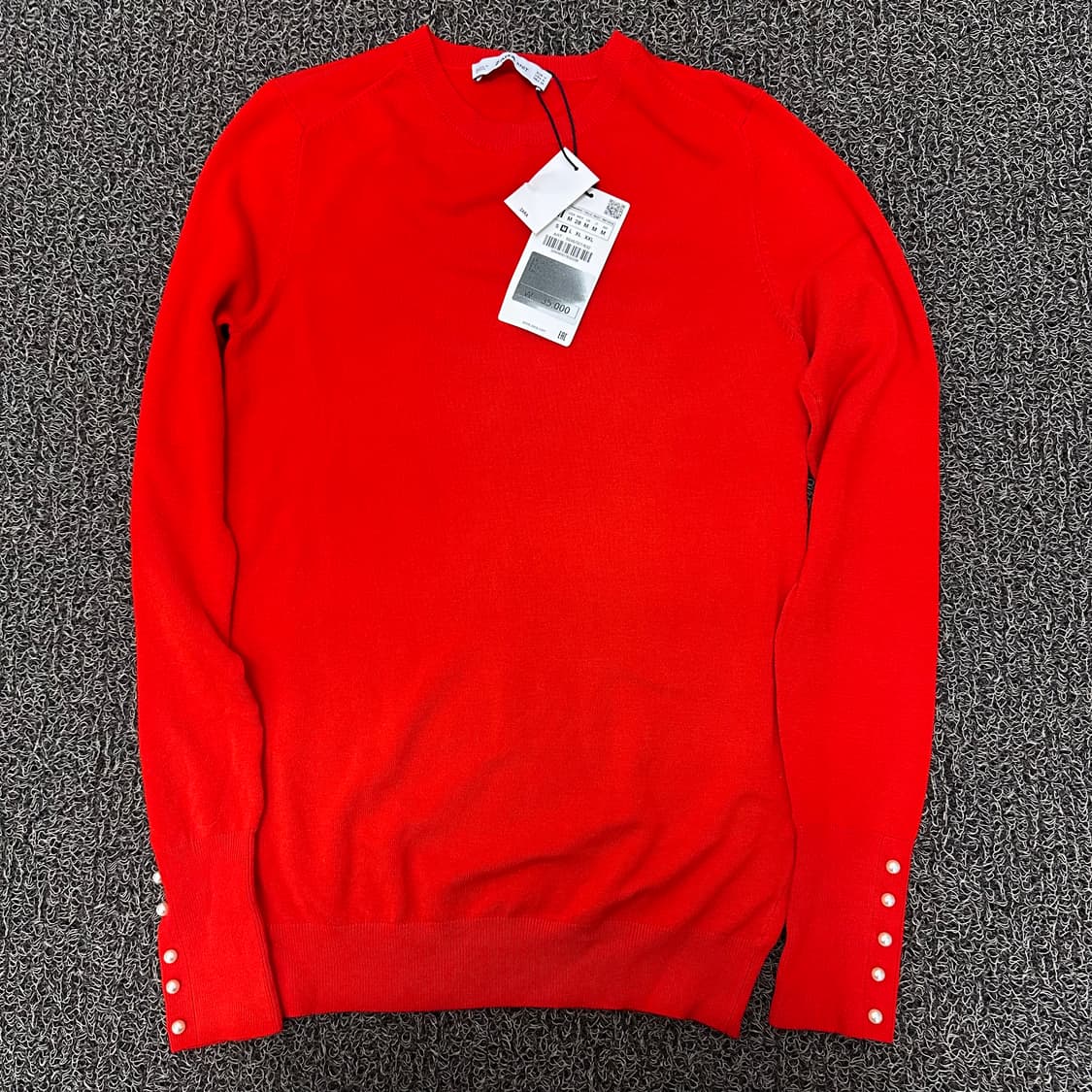 [새상품] ZARA 자라 여성 니트 레드 M 상품이미지1