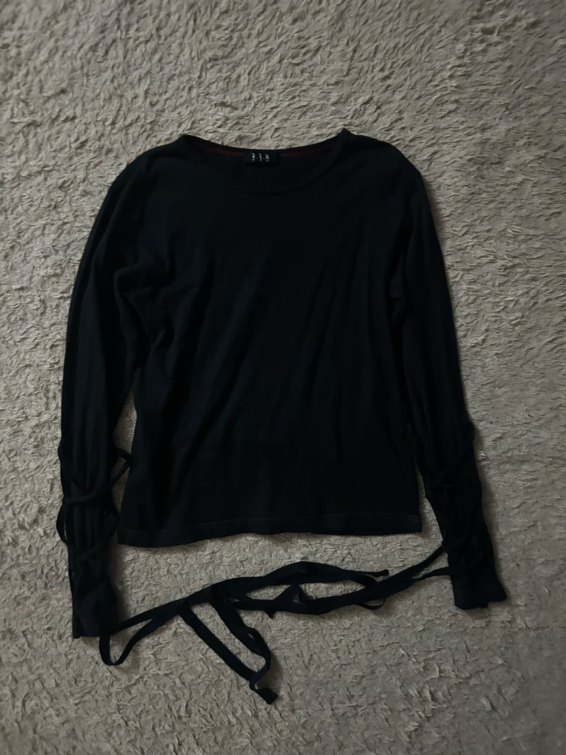 B.P.N spider lace zip long sleeve 상품이미지2