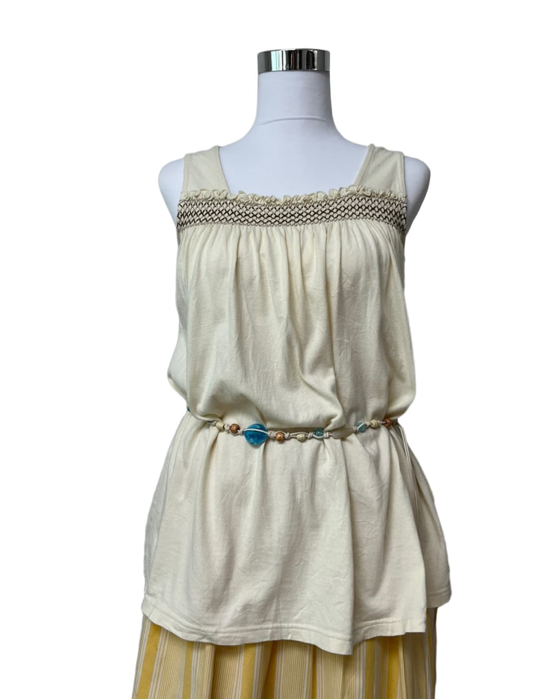 Ivory banding sleeveless 상품이미지4