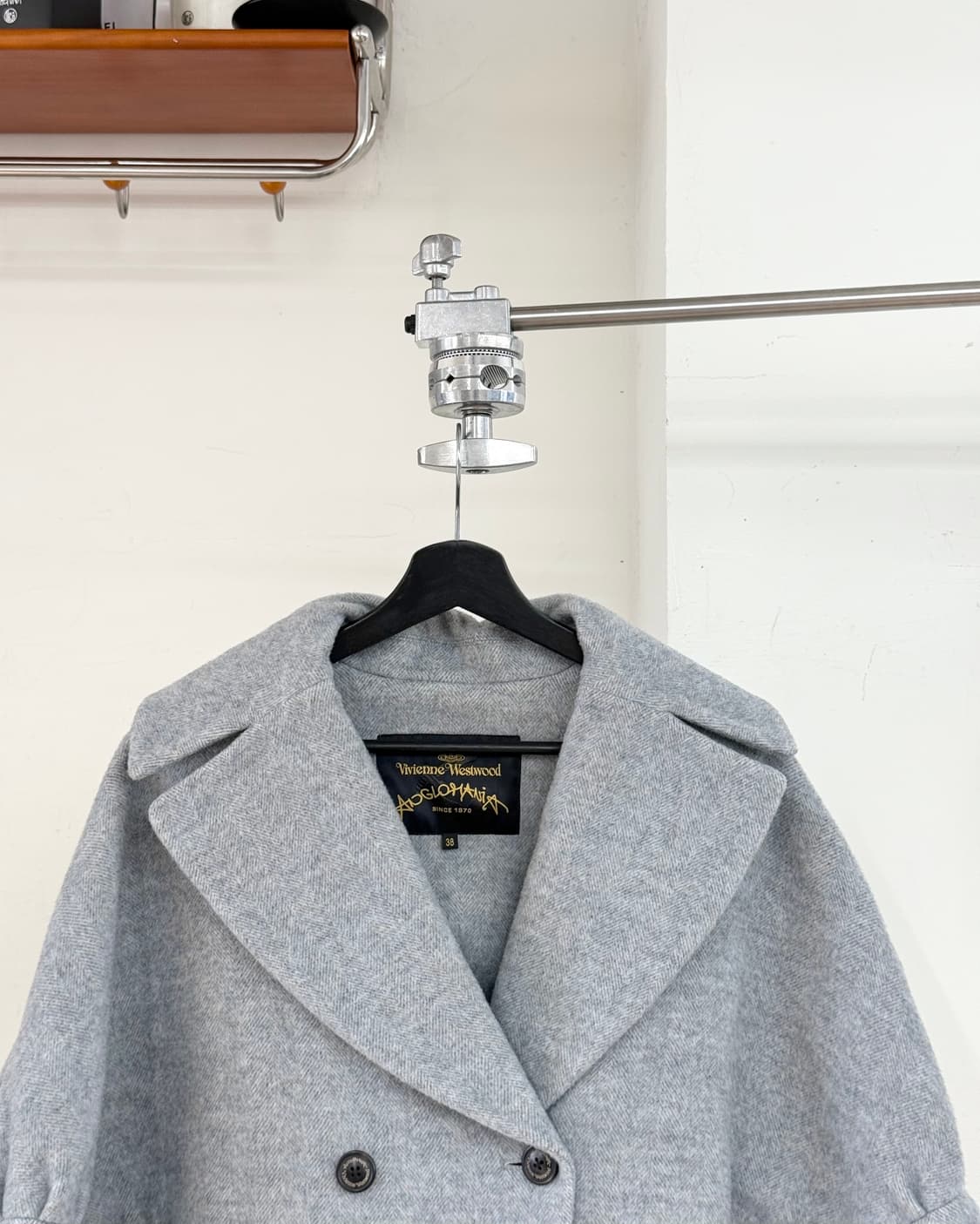 비비안 웨스트우드 그레이 울 더블 브레스티드 자켓 상품이미지2