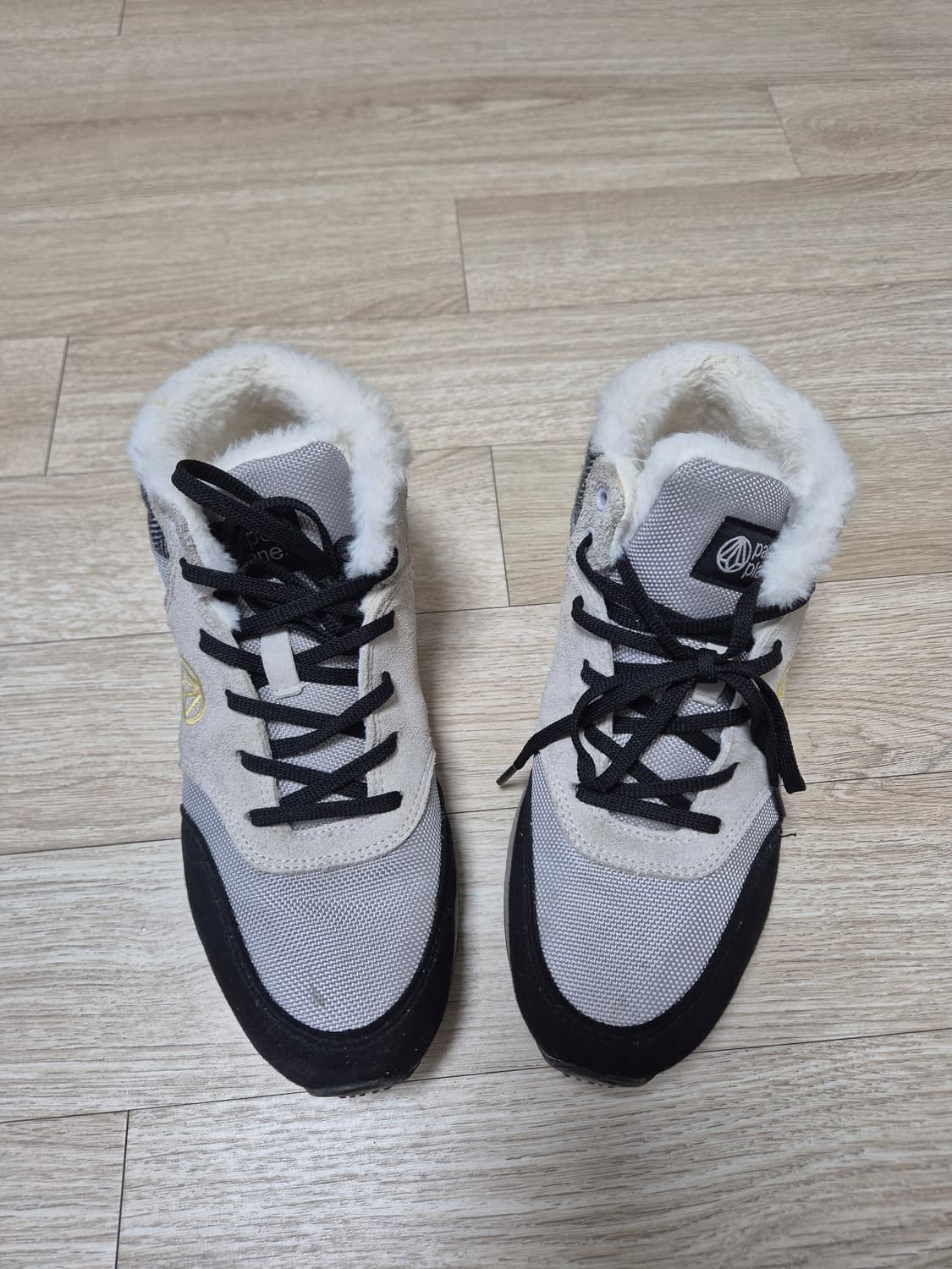 페이퍼플레인 남녀공용 방한 털 운동화 상품이미지3