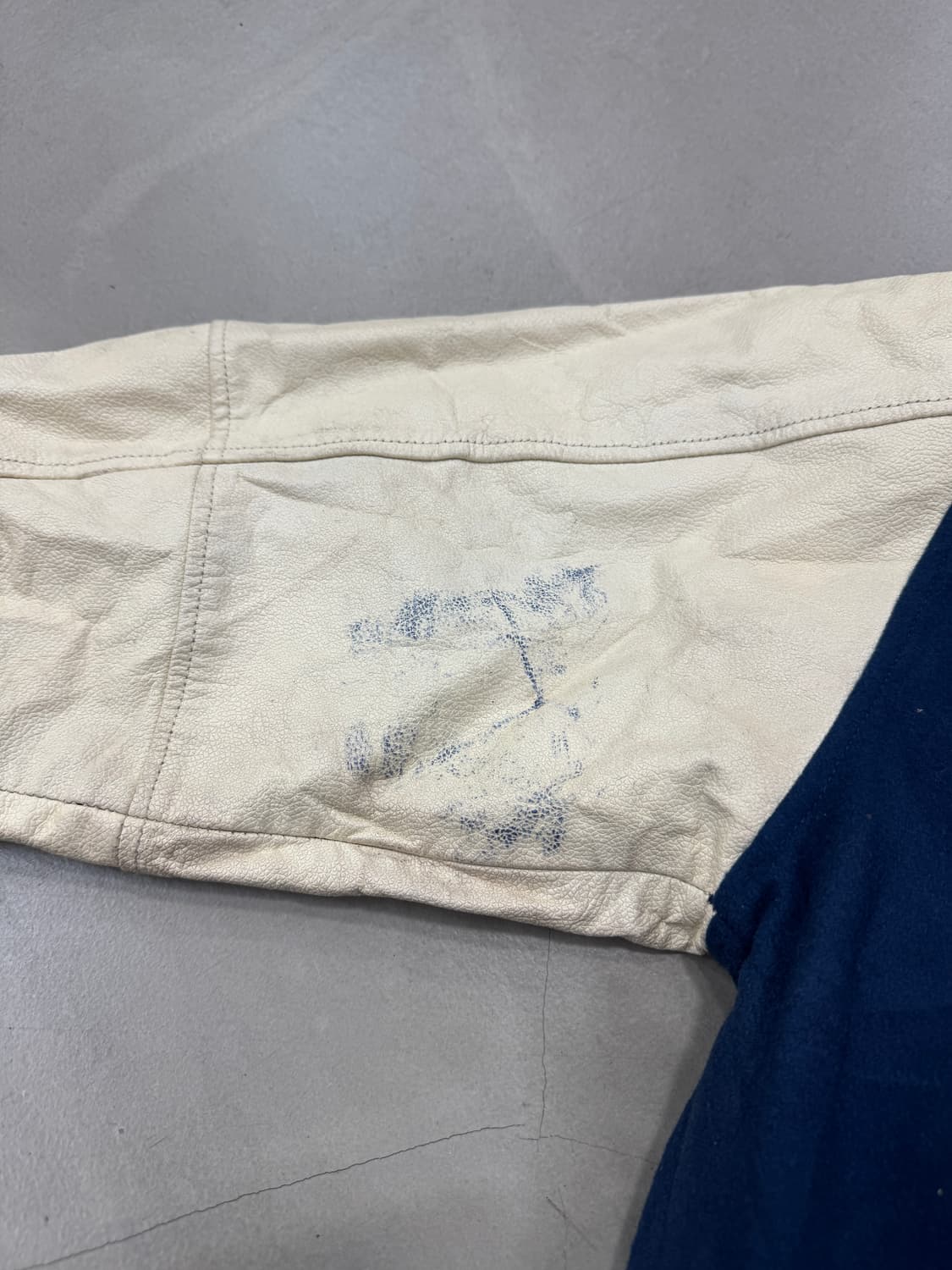 G-III 90S 클리브랜드 레더 바시티 자켓 M 상품이미지5