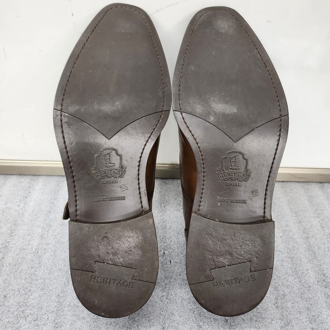 상태좋은 금강 헤리티지 리갈 남성 더블 몽크 스트랩 구두 상품이미지9