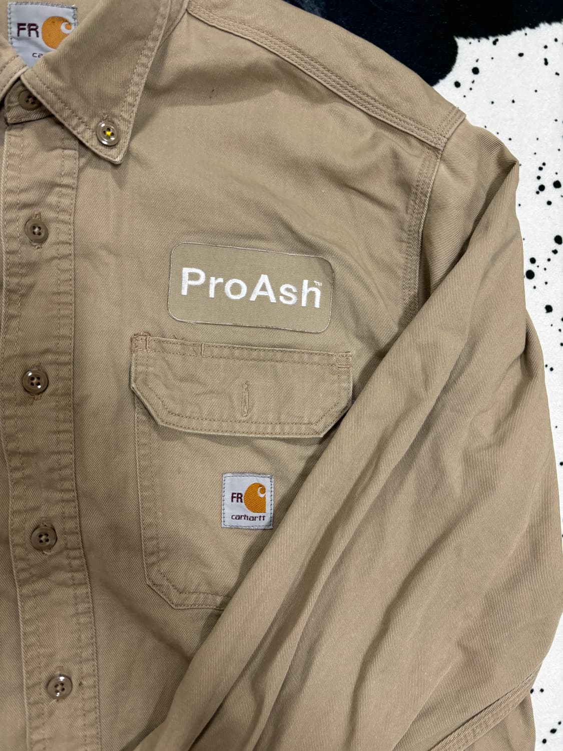 칼하트 FR ProAsh 베이지 셔츠 상품이미지2