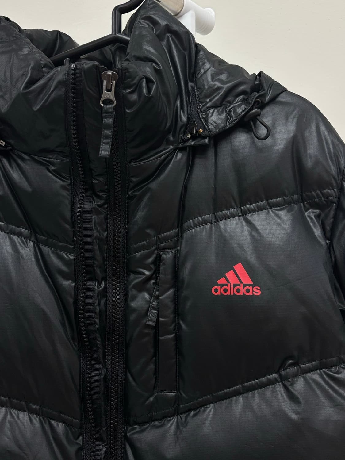 빈티지 아디다스 덕다운 블랙 패딩 상품이미지6