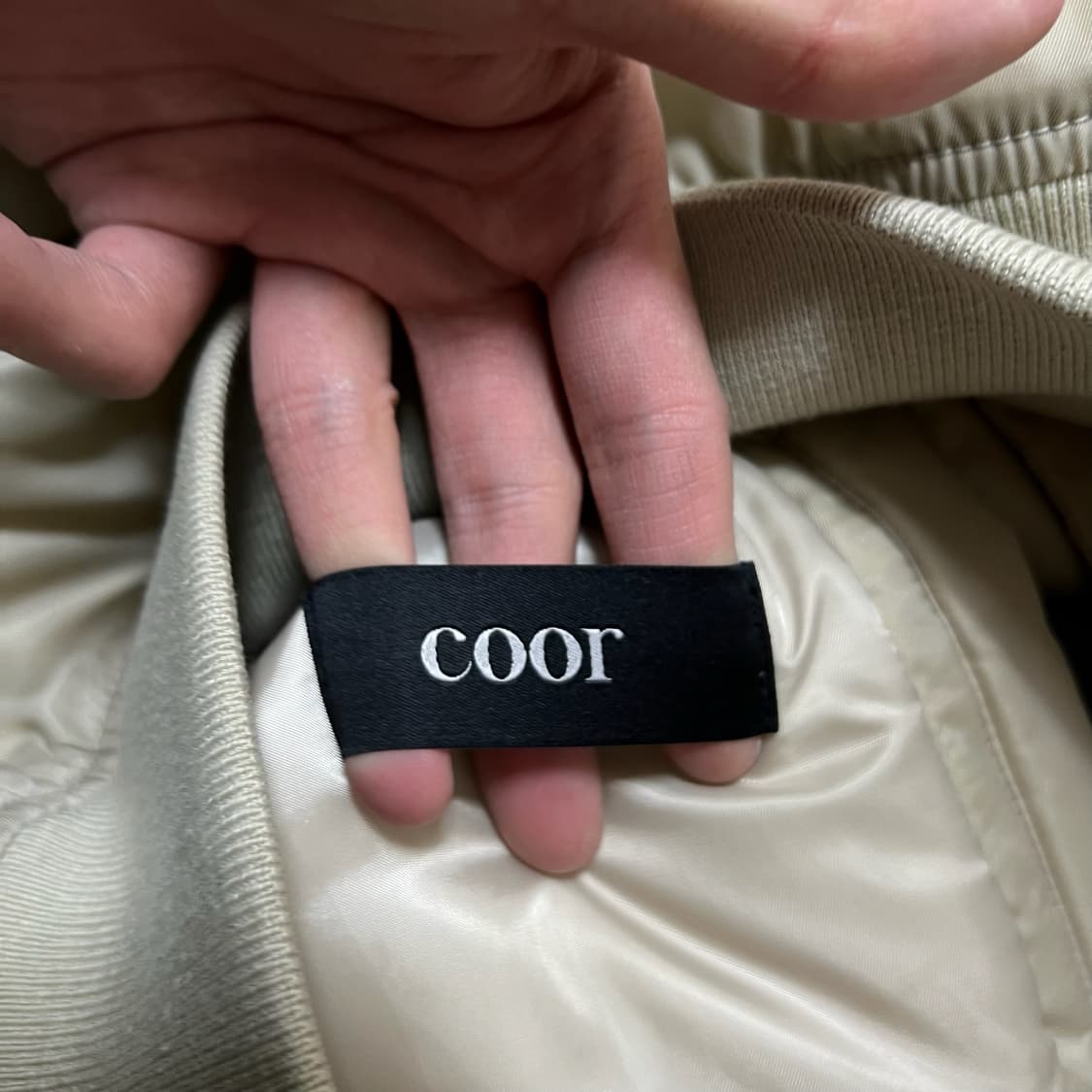 쿠어 COOR 오버사이즈 MA-1 봄버 항공점퍼 S  상품이미지4