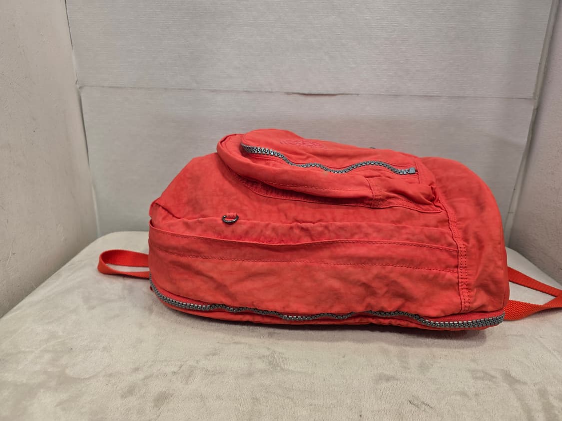 키플링 빅사이즈 코랄색 확장형 백팩 상품이미지4