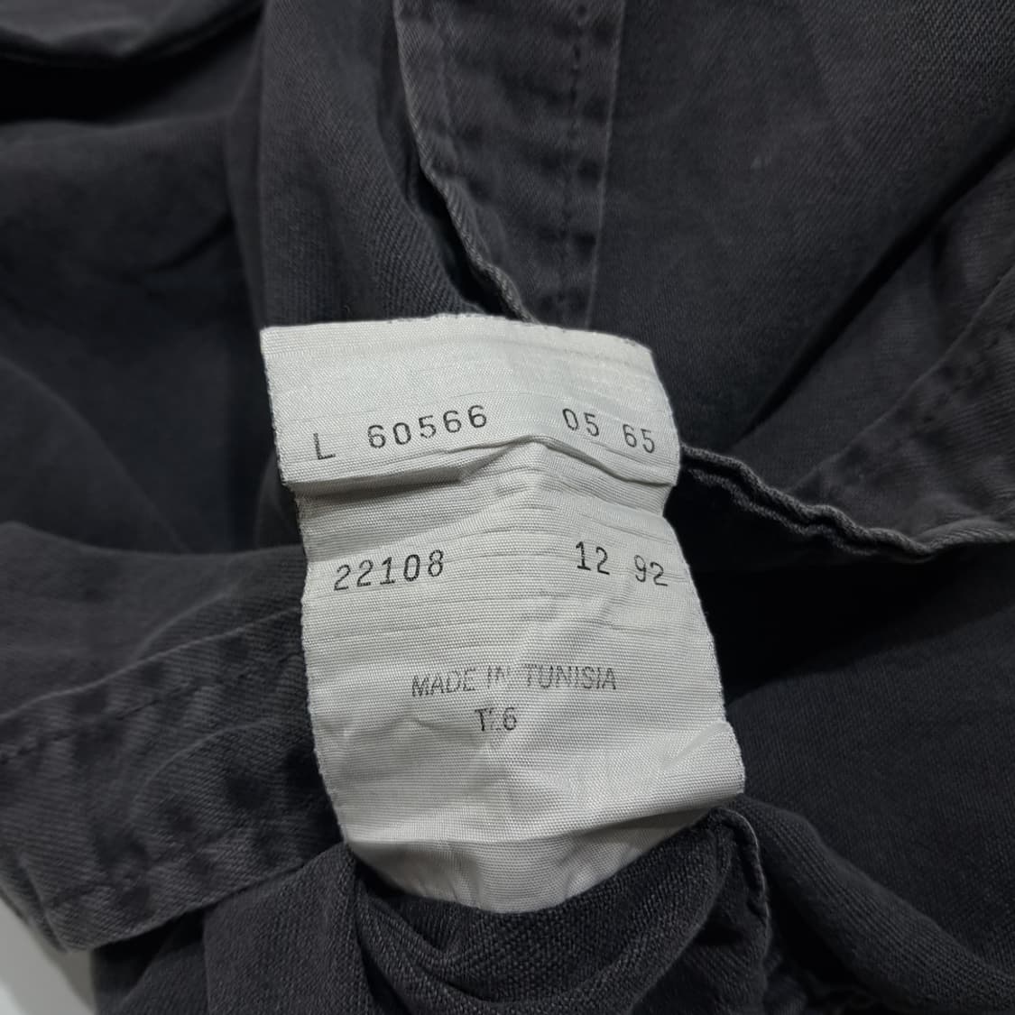 CL699 L 리바이스 90s 튀니지판 60566  웨스턴 흑청 셔츠  상품이미지5