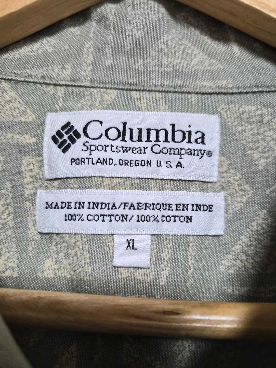 콜롬비아Columbia 반팔 사파리 셔츠 XL사이즈 - S318 상품이미지3