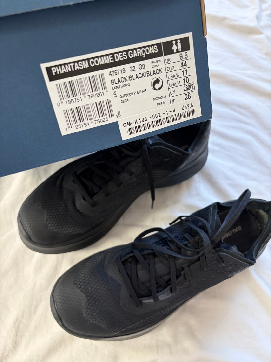 살로몬 x 꼼데가르송 판타즘 플랫폼 블랙 Salomon x CDG 상품이미지5