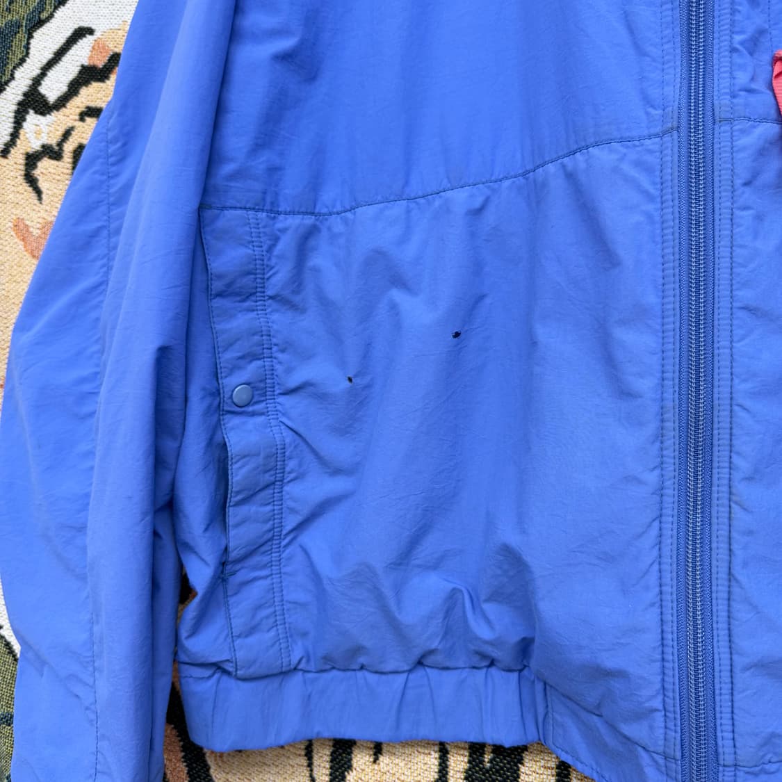 90s 파타고니아 블루 봄버 자켓 made in USA (XL)  상품이미지4