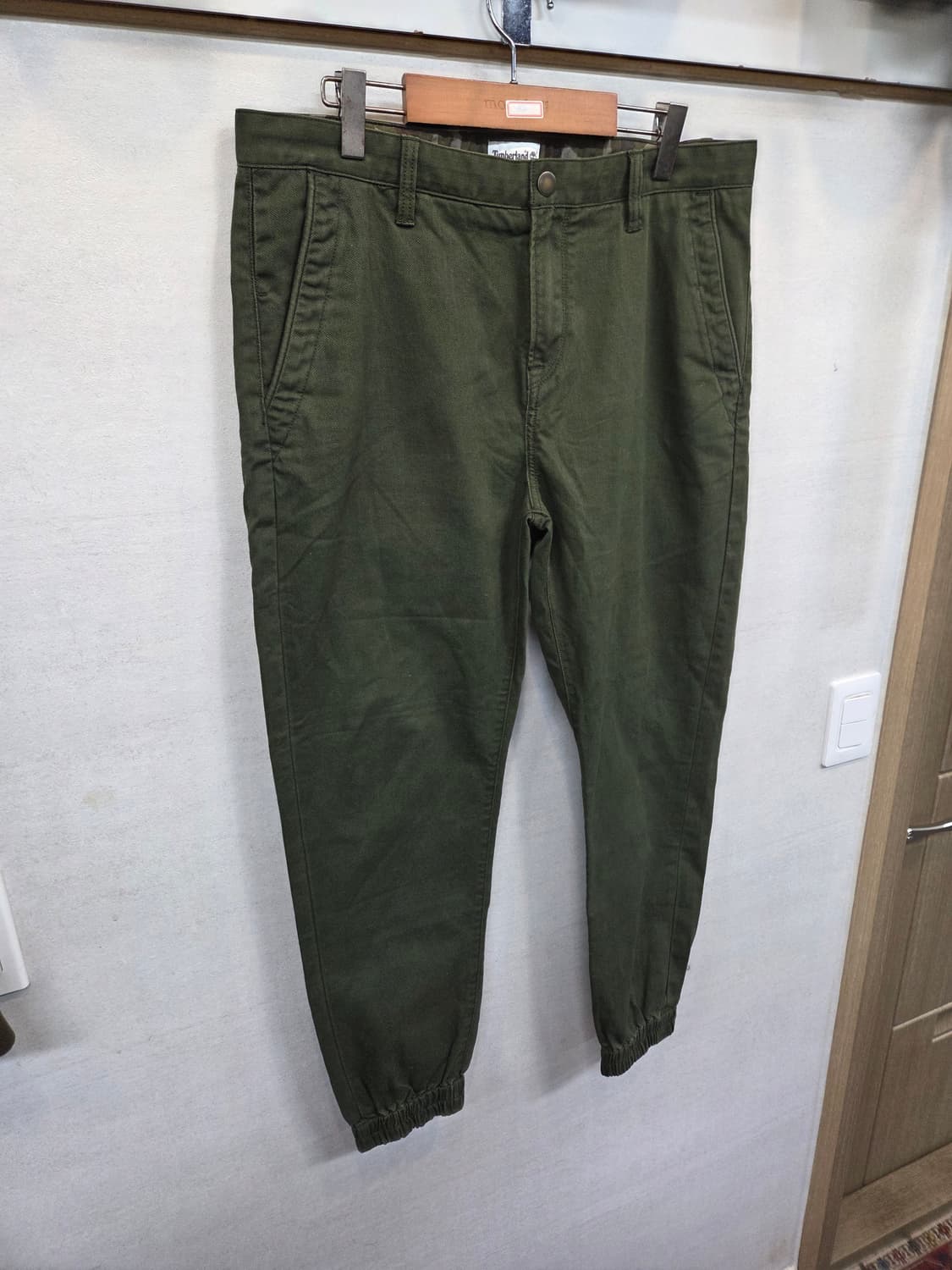 팀버랜드 슬림 테이퍼드 밀리터리 코튼 조거팬츠 34 상품이미지6