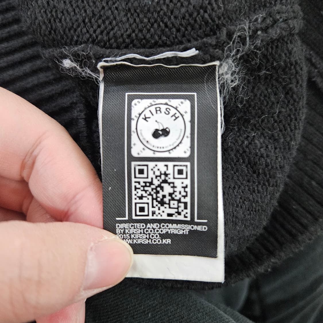 [1] KIRSH 키르시 스몰 체리 리사이클 가디건 0114YH1 상품이미지5