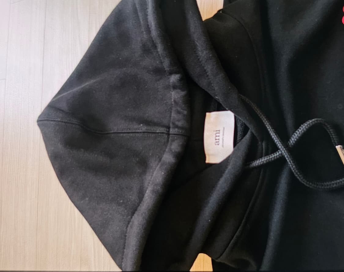 아미 스몰하트 후드티 S(텍제거 새상품) 상품이미지7