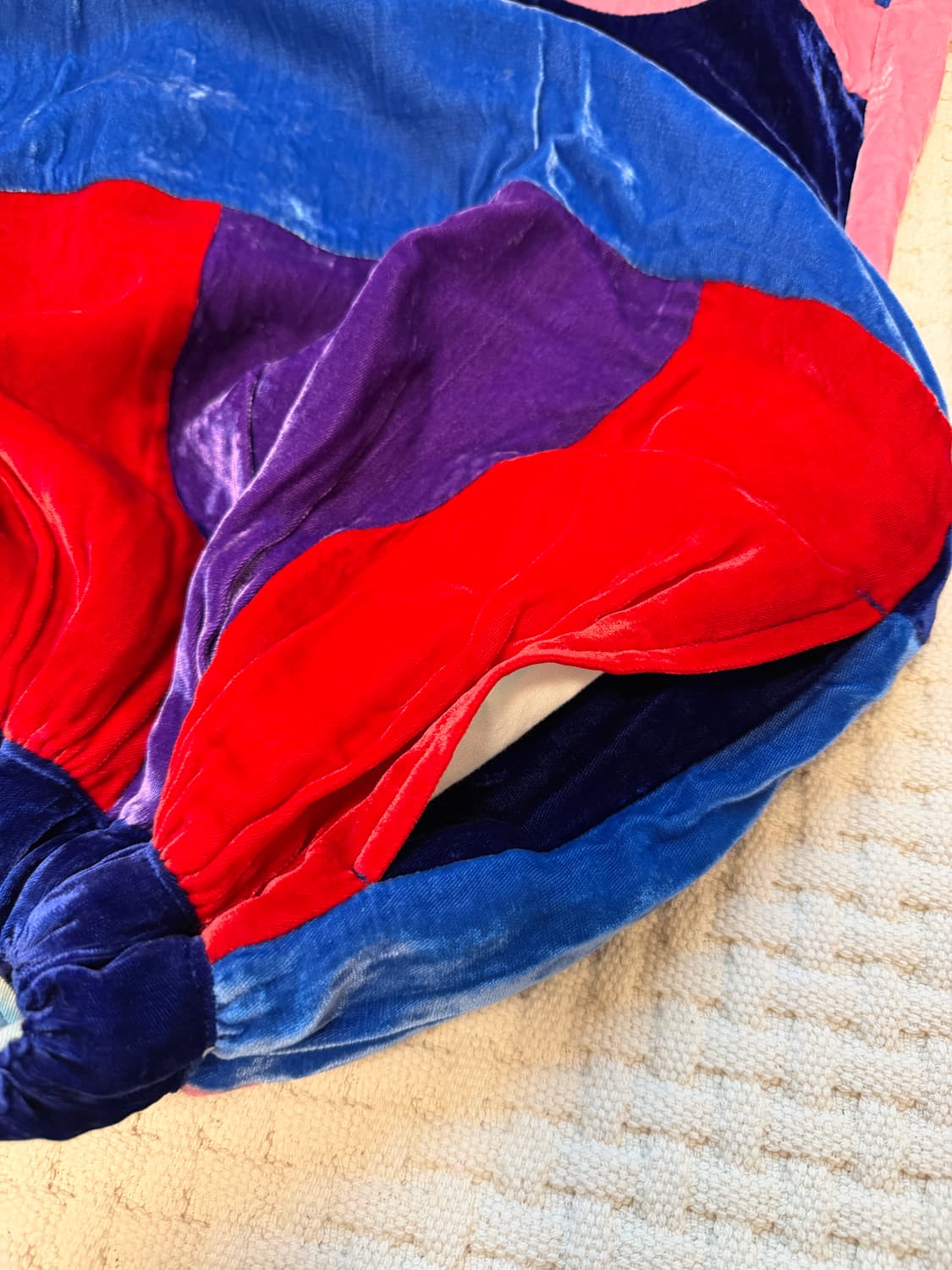 꼼데가르송 패치워크 벨벳스커트 상품이미지10