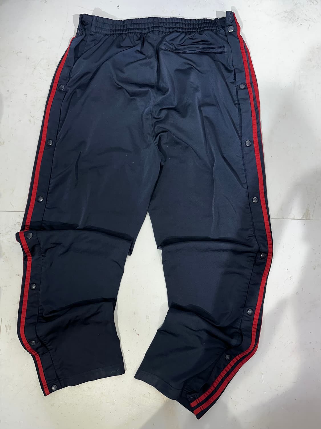 아디다스 네이비 레드 삼선 와이드 팬츠 XL 상품이미지5