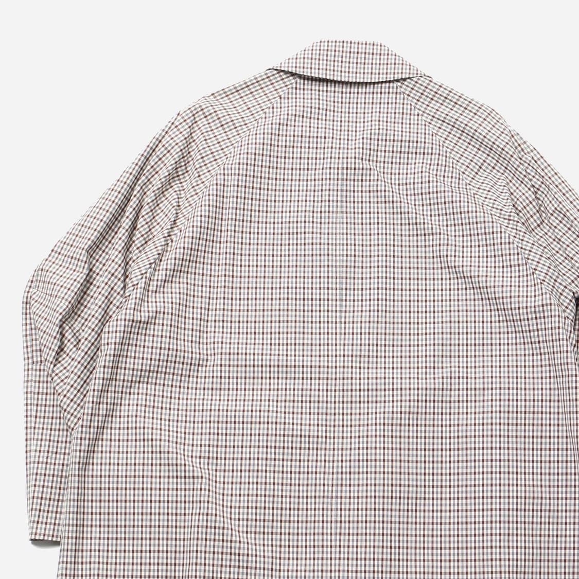 오라리 그리드체크 발마칸 코트  상품이미지6