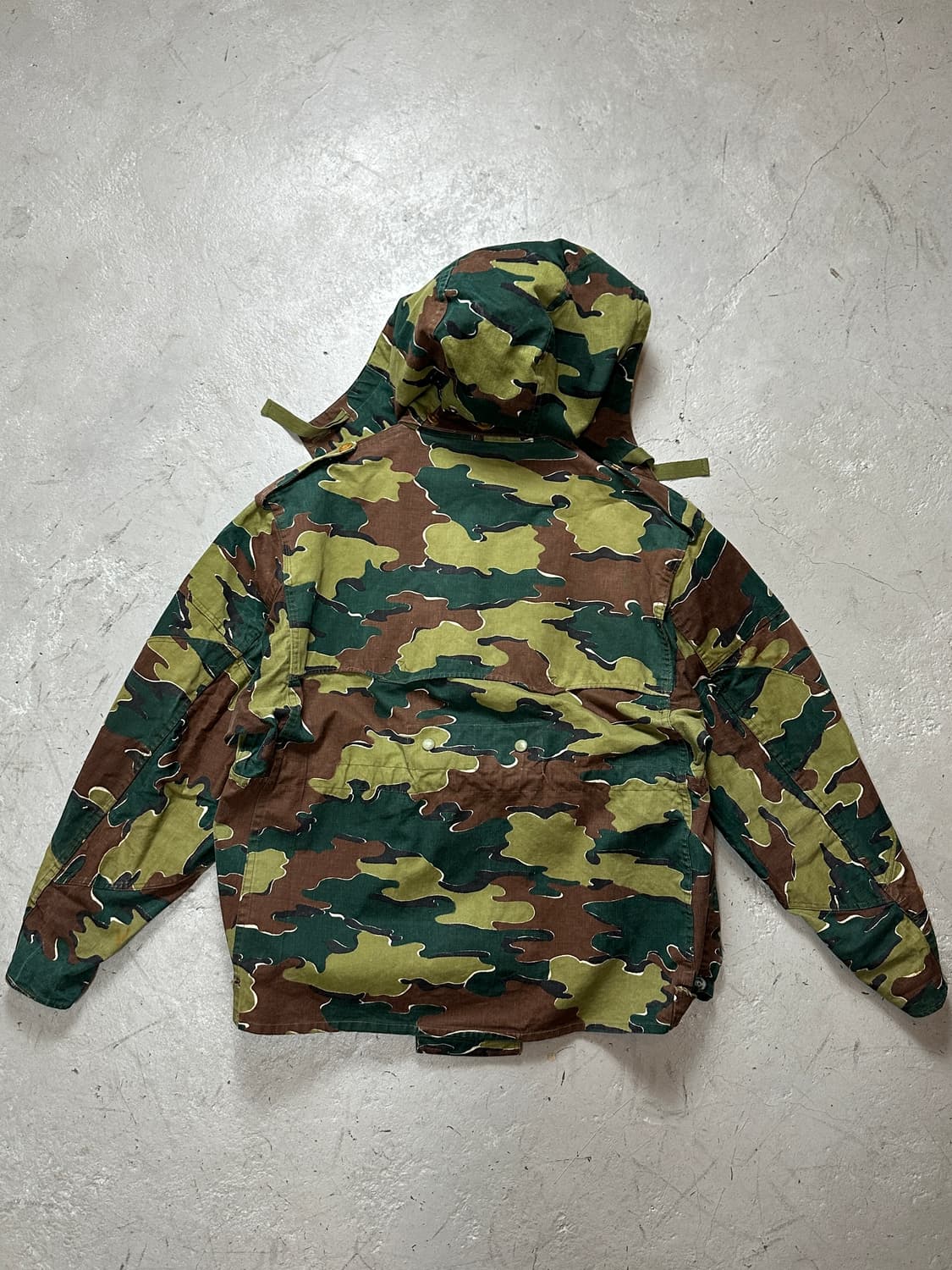 50's 벨기에 밀리터리 카모 필드 자켓 M65 파카 상품이미지3