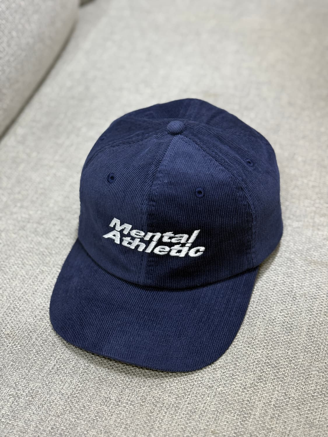 mental athletic 코듀로이 캡 남/흰 상품이미지1