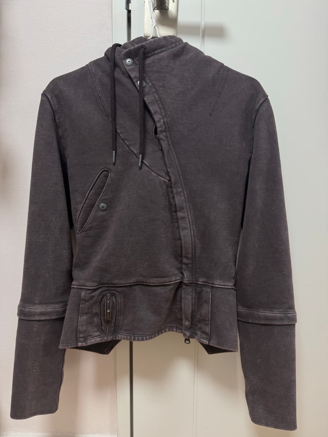 Mschf ASYMMETRIC HOODIE ZIP-UP 상품이미지2