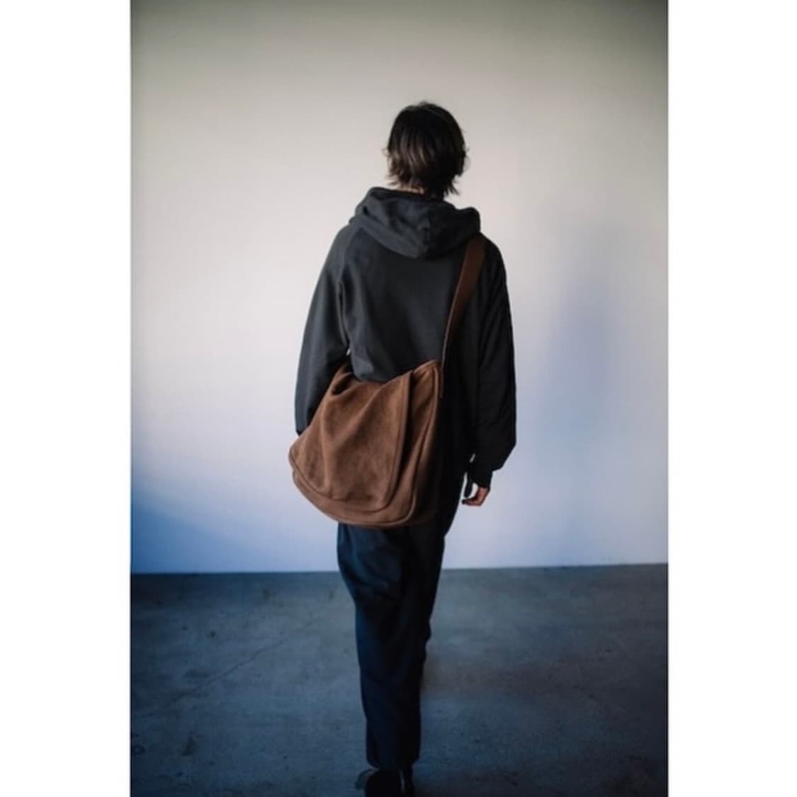 [OS]코모리 햄프 덕 브라운 숄더 백 상품이미지4