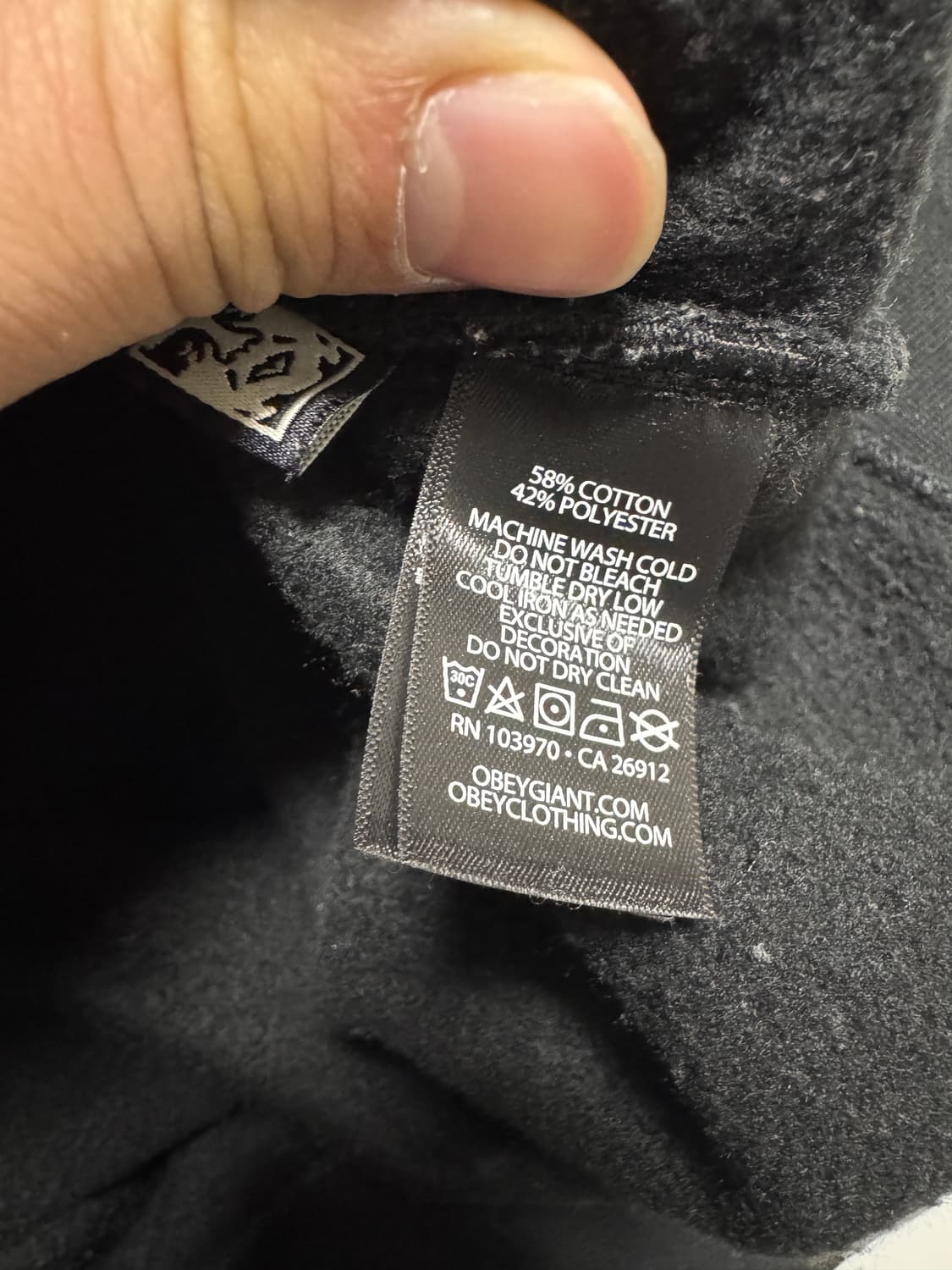 [2XL] 오베이(OBEY) 베이퍼웨이브 석고상 맨투맨 상품이미지4