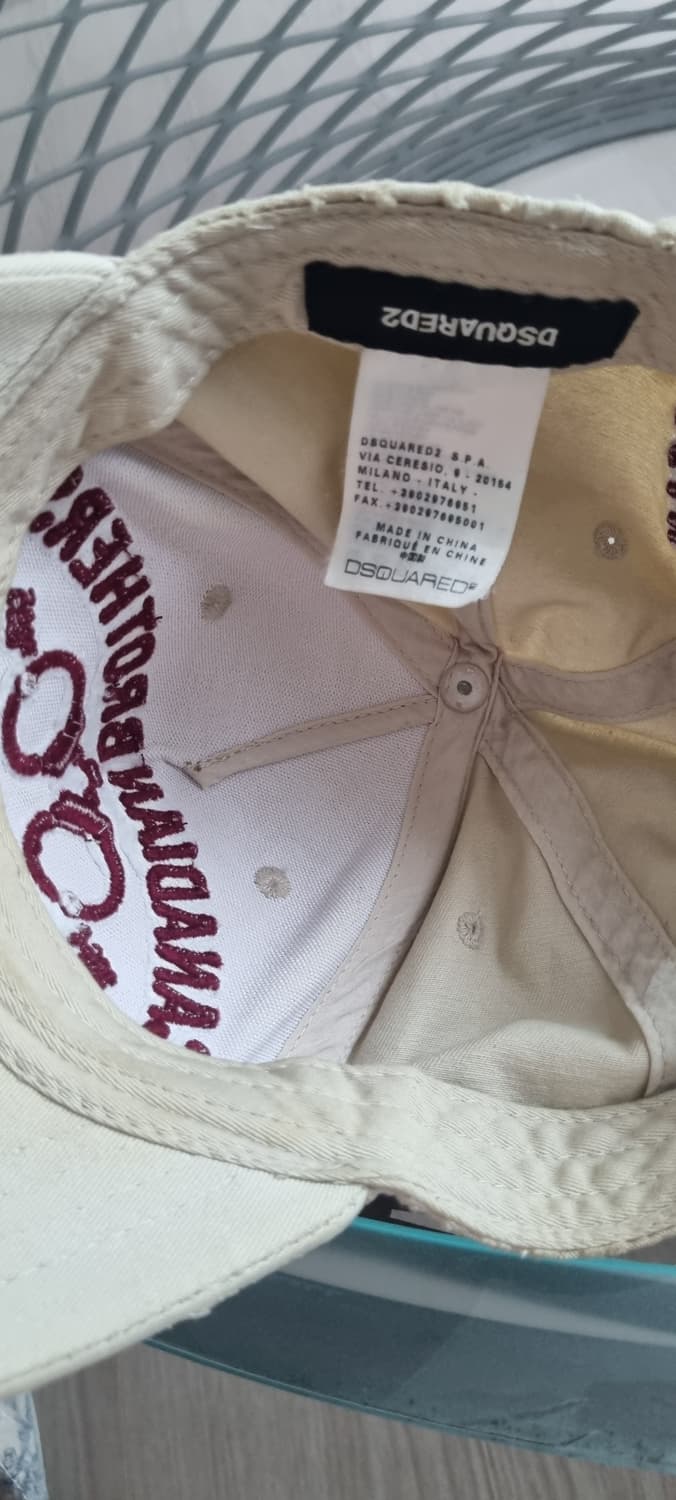 DSQUARED2 CANADIAN BROTHERS 자수 로고 볼캡 (정품 상품이미지4