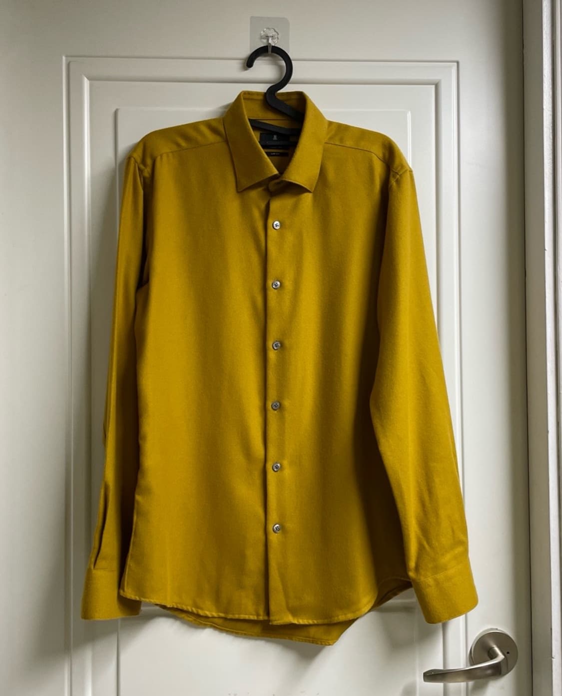 랑방 머스타드색 셔츠 상품이미지1