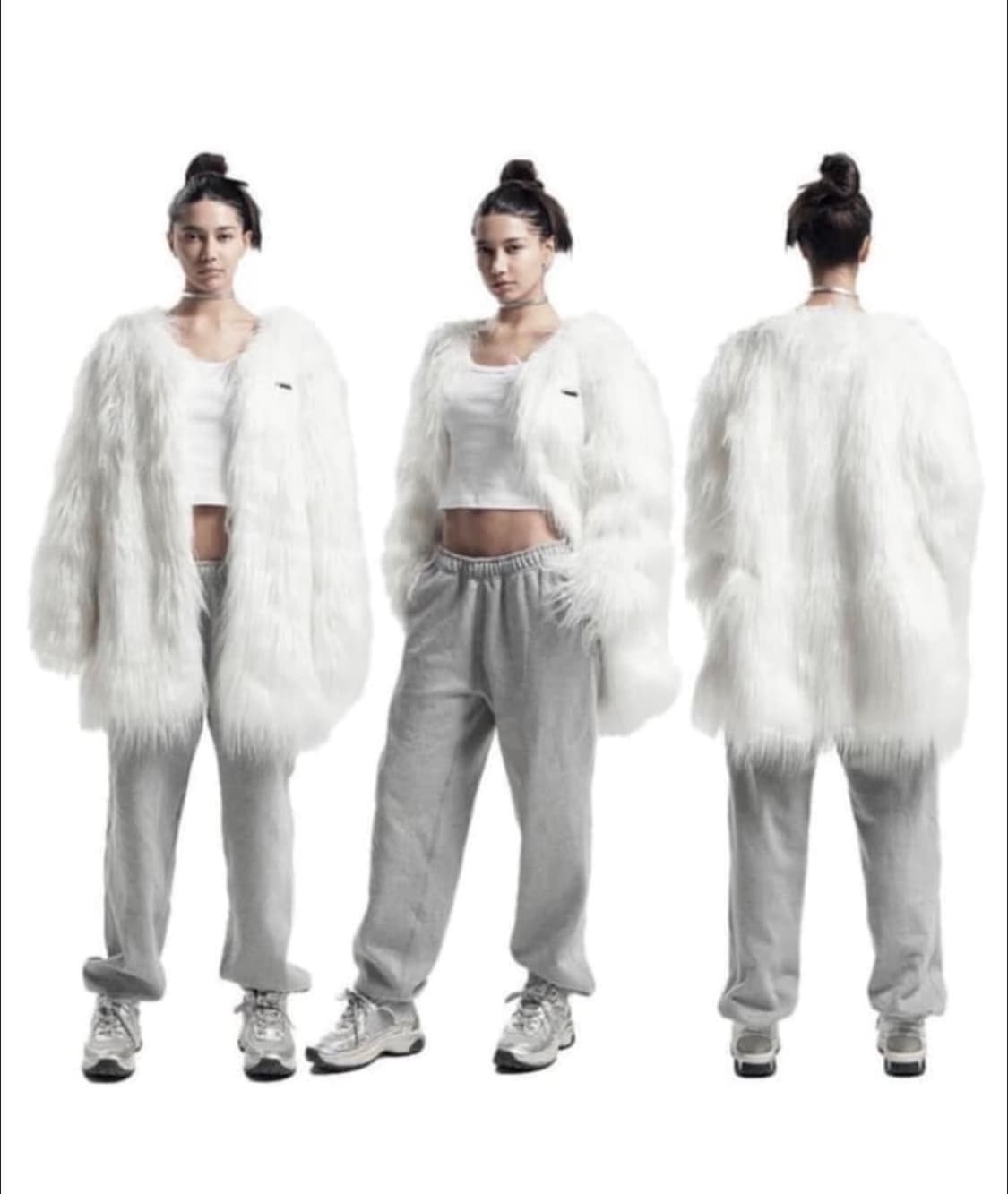 오도어 퍼자켓 fur jacket 블랙 상품이미지2