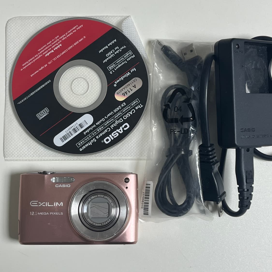 카시오 엑슬림 z400 핑크 casio exilim ex-z400 상품이미지1