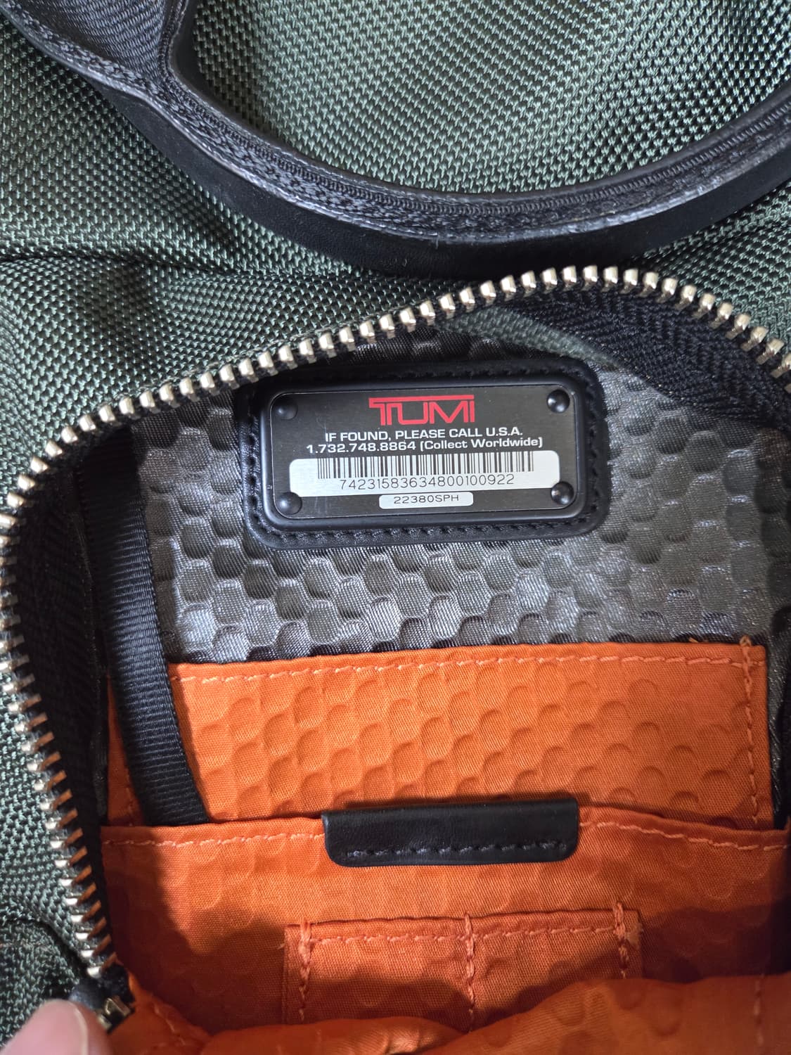 투미 알파 브라보 르준 토트백 겸용 백팩 카키 상품이미지6