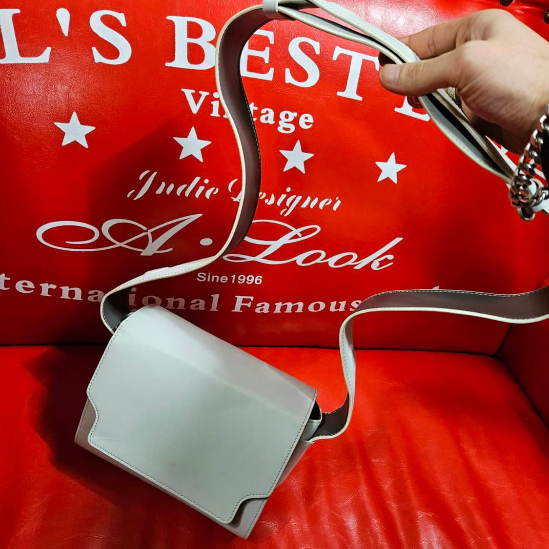  (거의새상품) 마지셔우드 화이트 미니 투웨이 바바백 상품이미지5