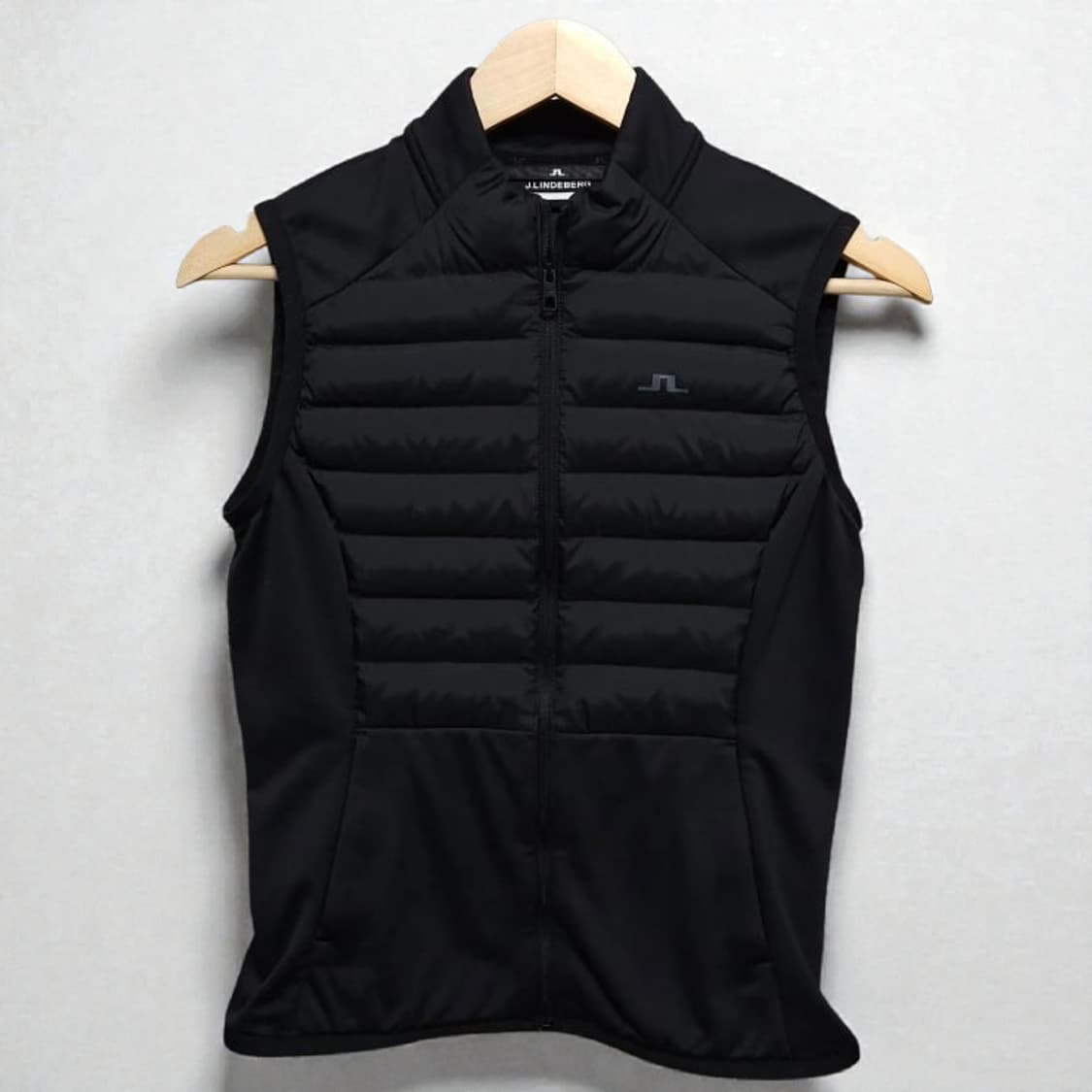 여성44~55)제이린드버그 골프 구스다운 패딩조끼 블랙 상품이미지1