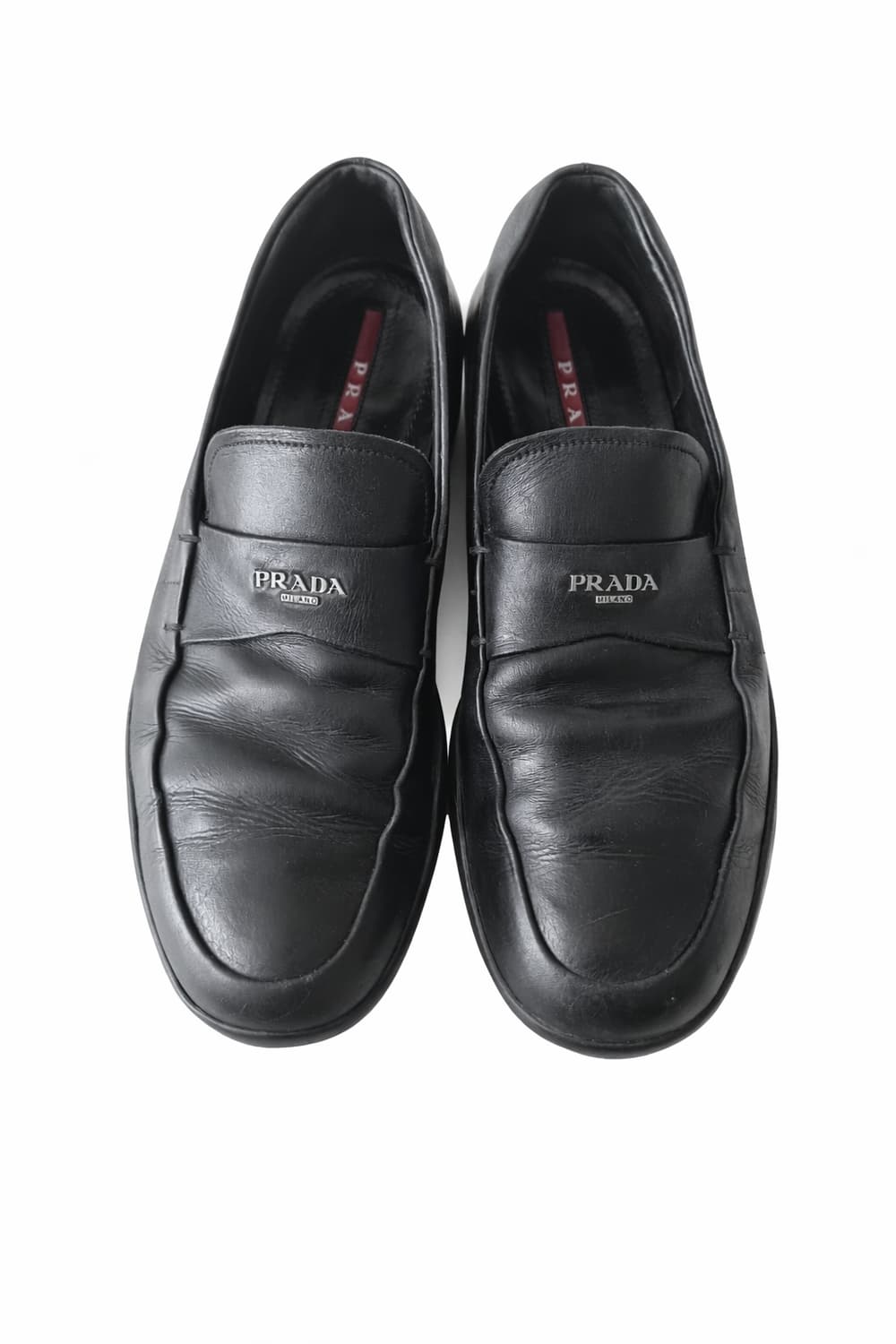 Prada Sports Black Leather Loafer UK8 상품이미지1