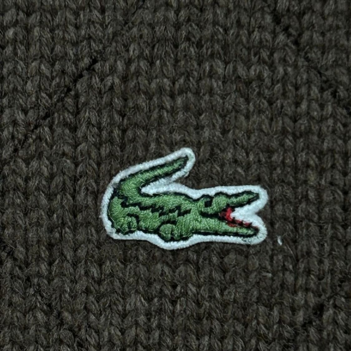 라코스테 니트집업 자켓 브라운 100 상품이미지2